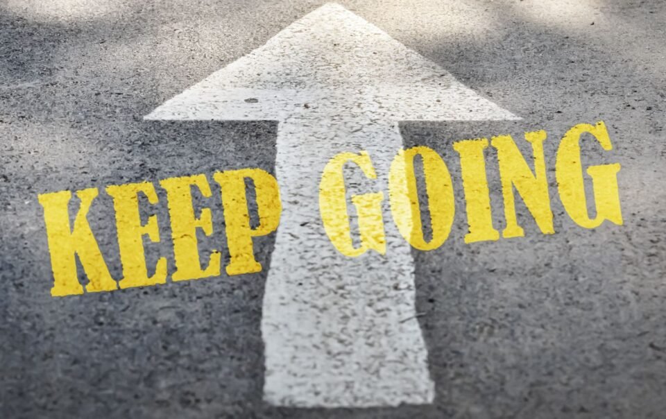 Person frustrated with lack of progress and wondering why you stop when you don’t see results