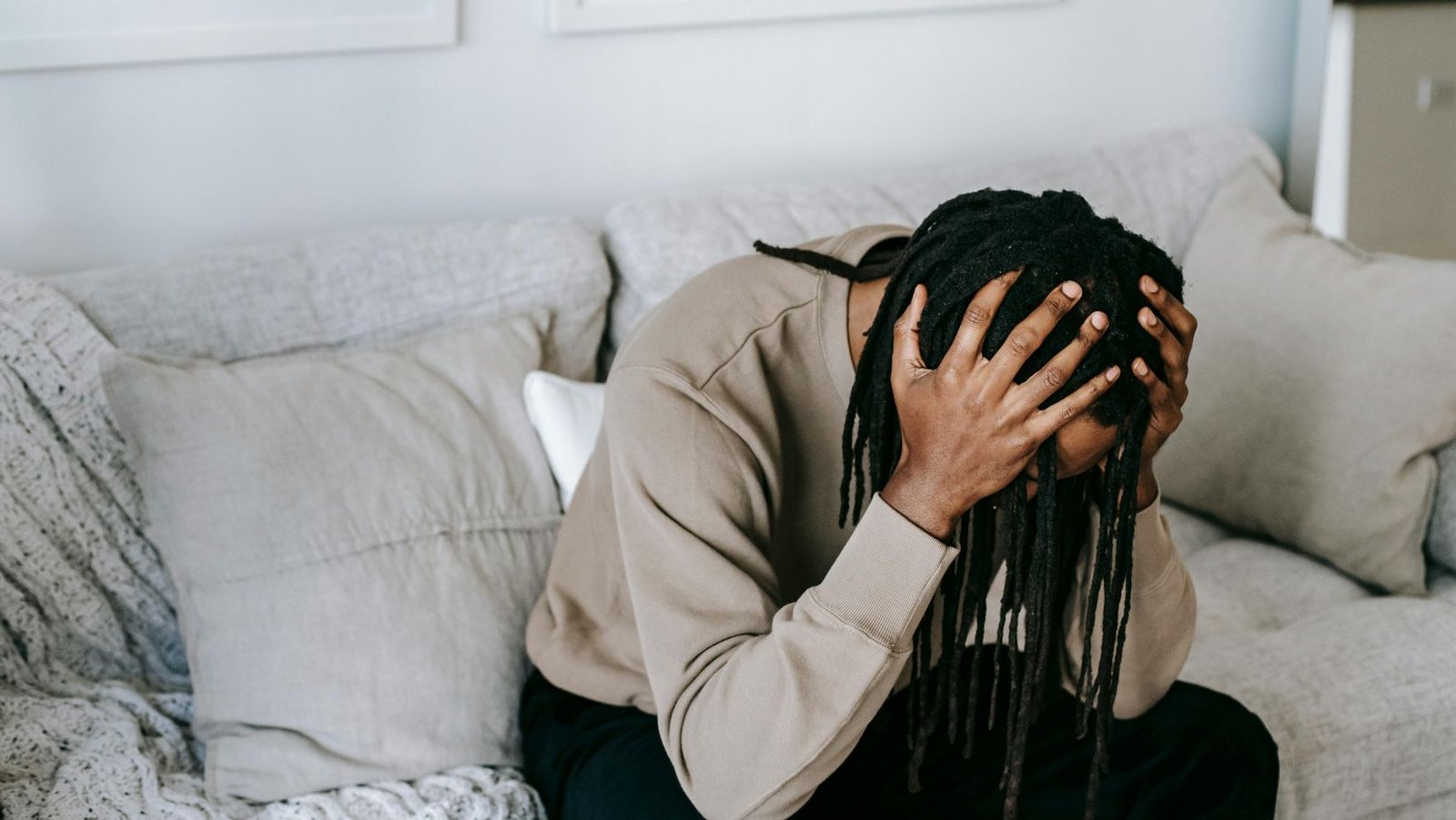 A man stressed and doesn't know how to manage his Nervous system regulation