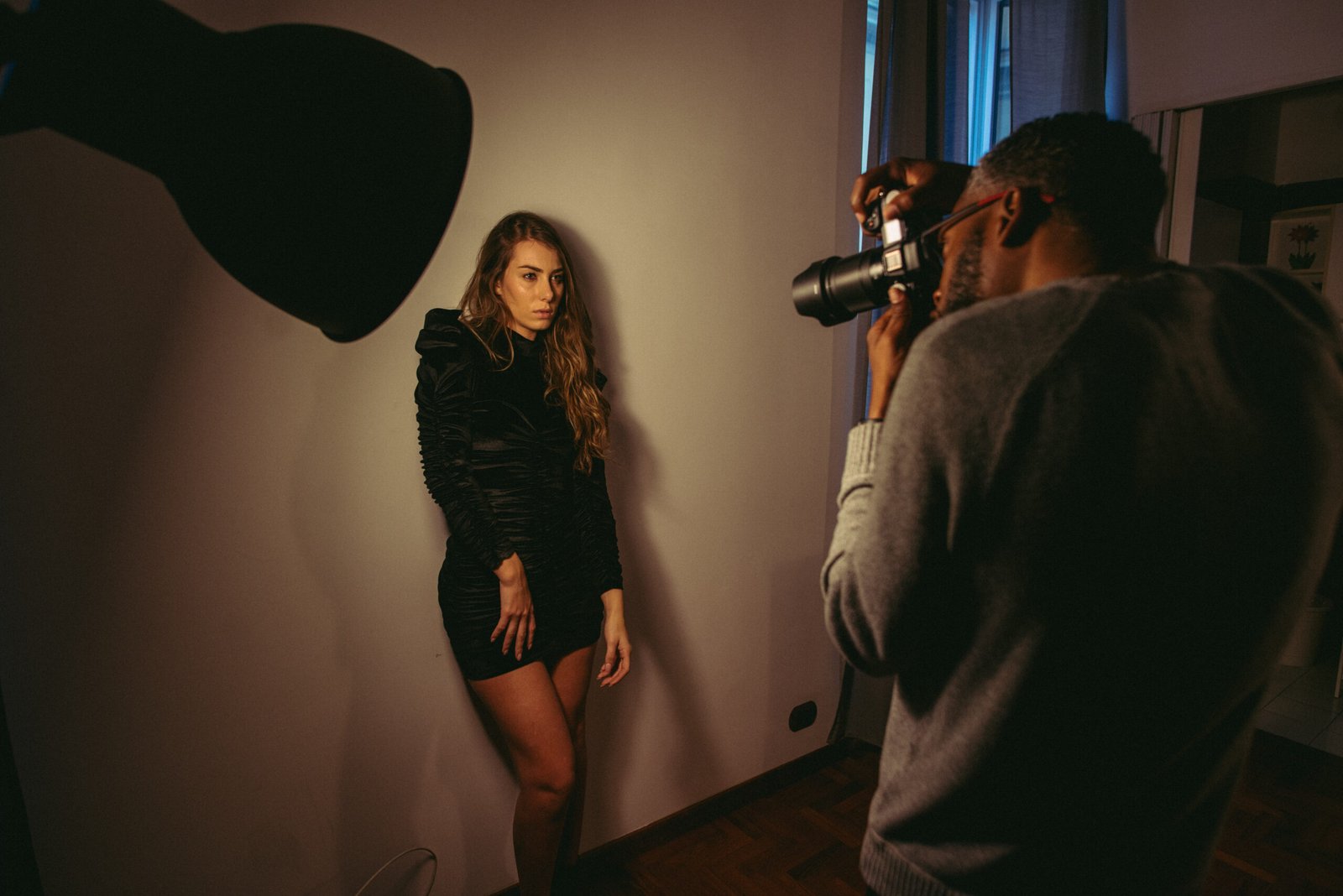Klaye doing portrait photography